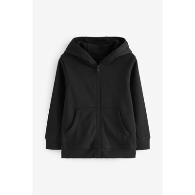 Sweat à capuche basique zippé manches longues NEXT