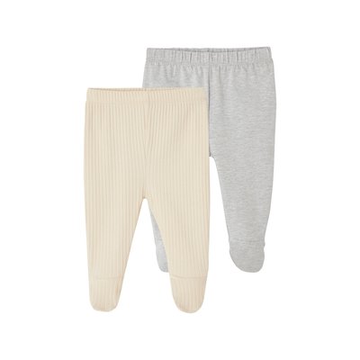 Lot 2 pantalons à pieds en côtes VERTBAUDET