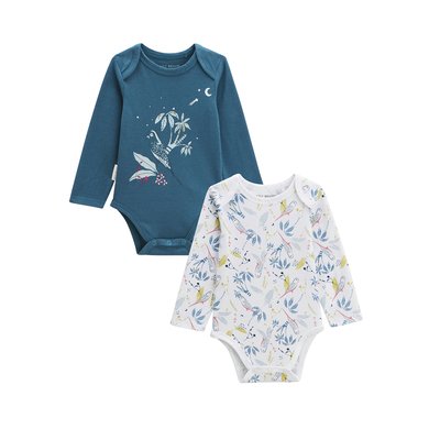 Lot de 2 bodies bébé manches longues Bianca PETIT BEGUIN