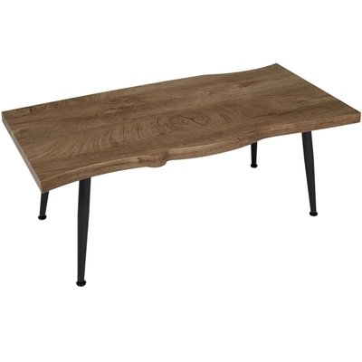Table basse effet bois et métal Forest CMP
