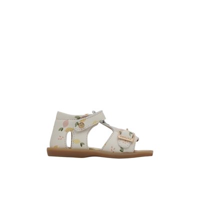 Sandales en cuir avec imprimé citrons QUARZO NATURINO