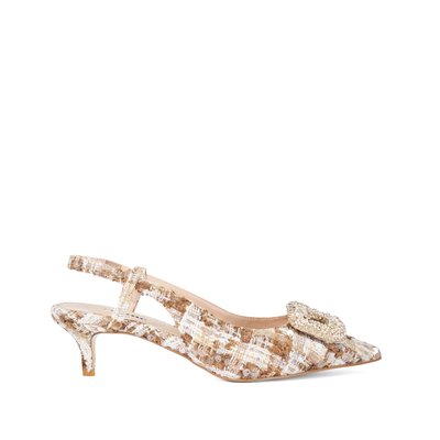 Slingbacks à talon bobine avec broche sur le dessus - CENTREPIECE DUNE LONDON