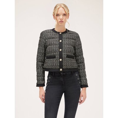 Veste rembourrée avec paillettes et rembourrage 100% polyester, bords unis MOTIVI