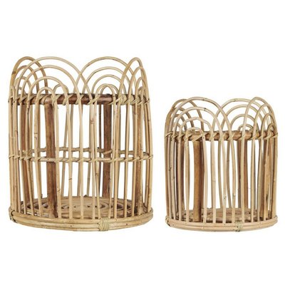 Panier rotin  (set de 2) IB LAURSEN