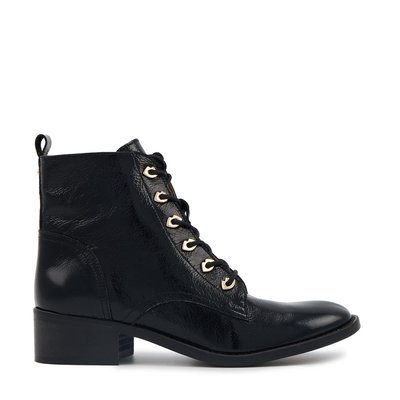Boots noir brillante clearance