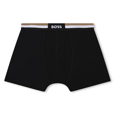 Lot de deux boxers en coton BOSS KIDSWEAR