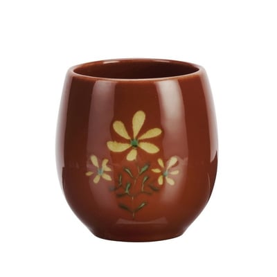 Tasse grès peint motif floral MADAM STOLTZ