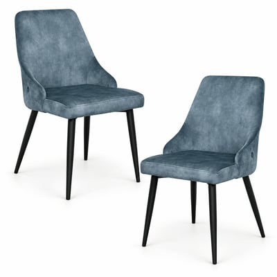 Chaise en velours (lot de 2) MALMOE PIER IMPORT