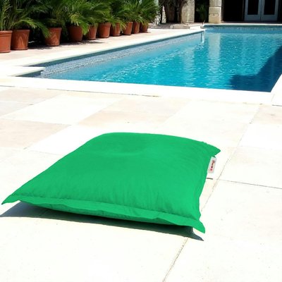 Pouf coussin de sol extérieur vert - 100 cm ARTA PIER IMPORT