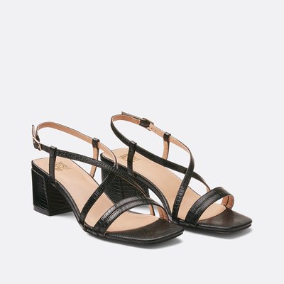 Sandales à talons imprimé python LA REDOUTE COLLECTIONS