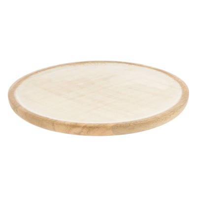 Assiette de présentation ronde en manguier AVA ATMOSPHERA