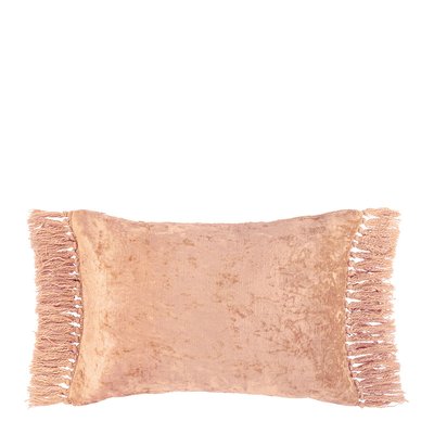 Housse de coussin PAULA en velours irisé BLANC D’IVOIRE