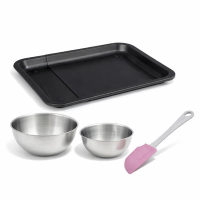 Set de 4 ustensiles de pâtisserie moule à gâteaux 2 bols ZENKER