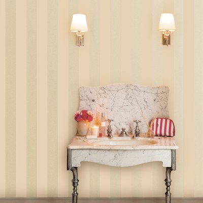 Papier peint Rayures nacrées Lille LAURA ASHLEY