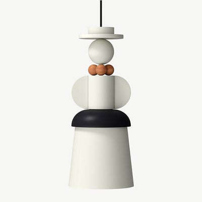 Подвесной светильник из керамики, Барыня SO'HOME