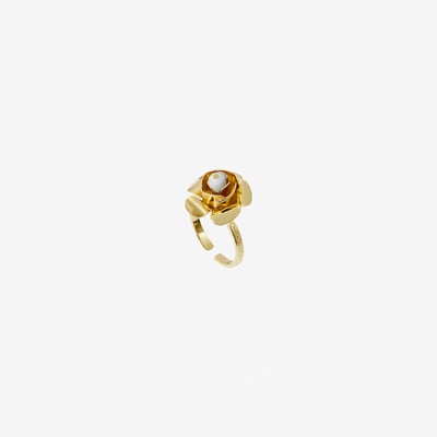 Bague frida nacre blanche CAROLINE NAJMAN