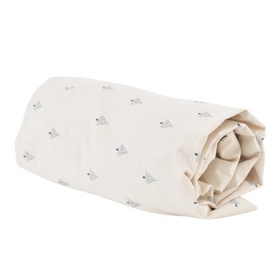 Drap-housse coton bio LOUISON LITTLE CREVETTE