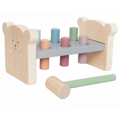 Jeu de marteau en bois Ourson JABADABADO