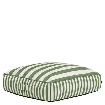 Pouf coussin de sol extérieur en tissu tissé rayé, Oeko-Tex® - SOLUS ICON