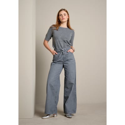 Jean large à taille nouée LOLALIZA
