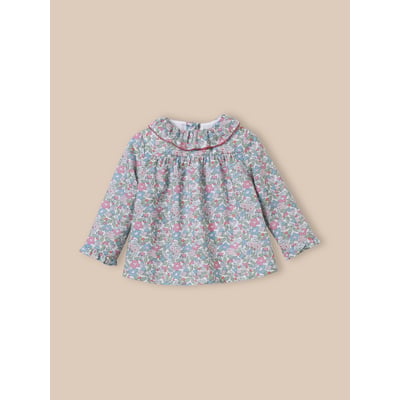 Blouse en tissu Liberty CYRILLUS