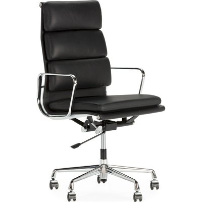 chaise de bureau en cuir  et aluminium design réglable RECOLLECTION