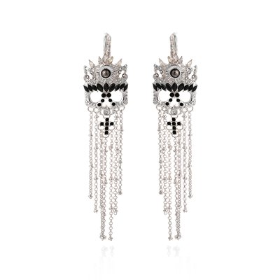 Boucles d'oreilles avec cabochon et chaînes pour oreilles percées RYDER HIPANEMA