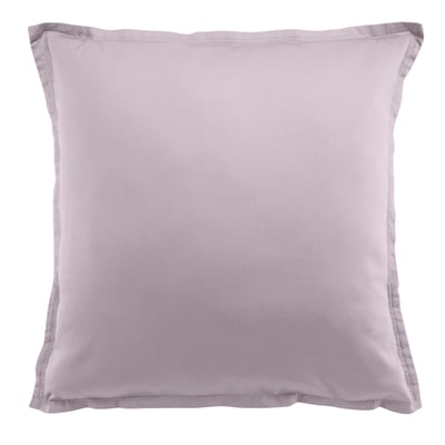 Taie d'oreiller en satin de coton unie, DESIR BATON ROUGE
