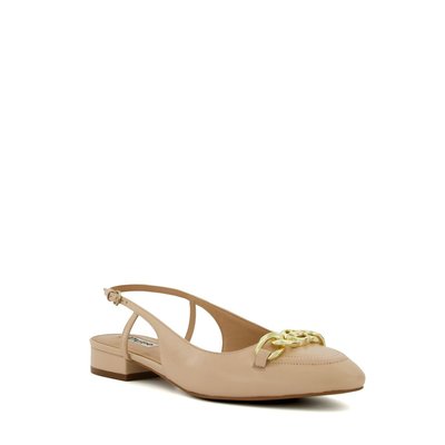 Escarpin talon plat clearance