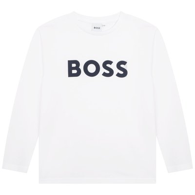 T-shirt manches longues coton BOSS KIDSWEAR