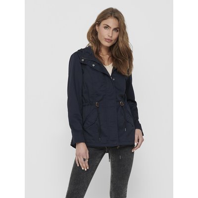 Parka con cappuccio e cerniera ONLY