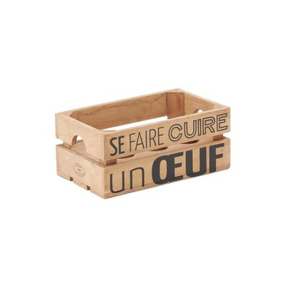 Boite à oeufs en bois - Se faire cuire un oeuf Boîte à Œufs AUBRY GASPARD