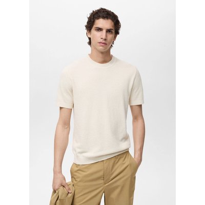 T-shirt maille fine coton MANGO MAN