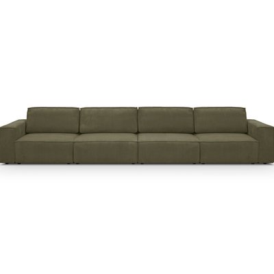 Canapé modulable 6/7 places en velours côtelé - Harper Mod HOMIFAB