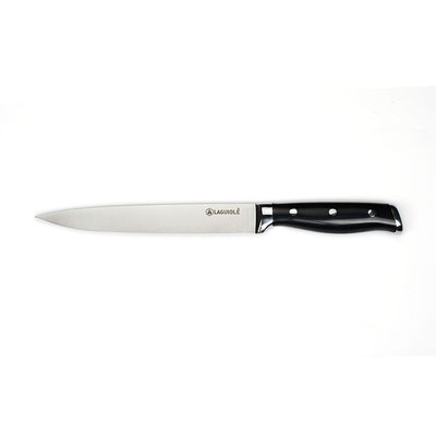 Couteau à trancher noir 33cm - "Essentials" LAGUIOLE CUISSON
