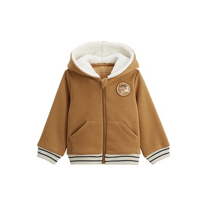 Sweat à capuche zippé enfant en molleton Lamascotte PETIT BEGUIN