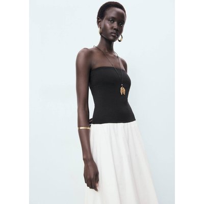 Robe bustier effet ballon MANGO