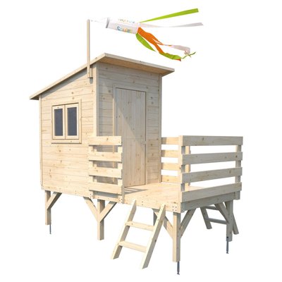 Cabane en bois sur pilotis pour enfants OAKLAND SOULET