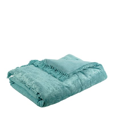 Futon PAULA en velours irisé BLANC D’IVOIRE