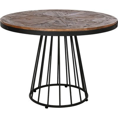 Table de salle à manger bois et métal RECOLLECTION