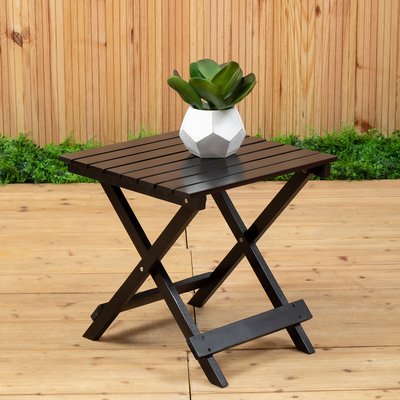Salome Solid Wood Folding Garden Table SO'HOME