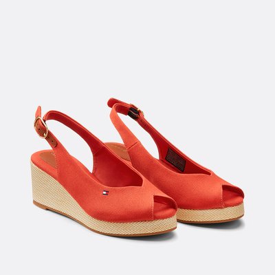 Slingback-Plateausandalen Flag TOMMY HILFIGER