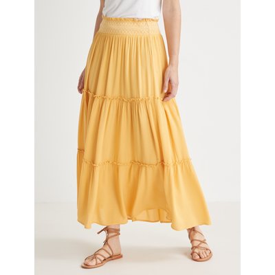 Jupe longue crepon top