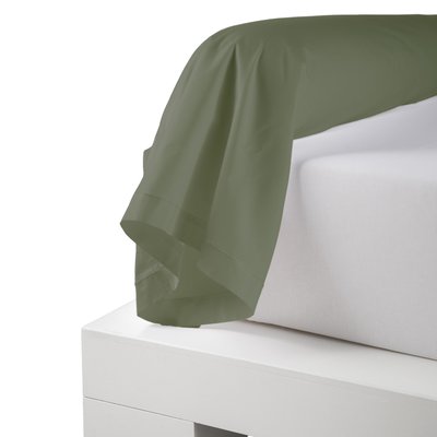 Taie de traversin percale de coton piquée unie TRADILINGE
