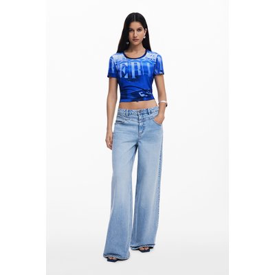 Jean Wide Leg taille V DESIGUAL
