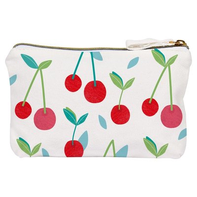 Pochette en coton CERISES DRAEGER PARIS