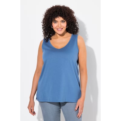 Top V, coupe ajustée, fentes ULLA POPKEN