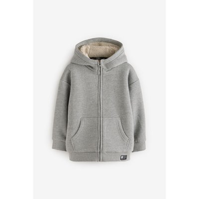 Sweat à capuche zippé doublé de polaire NEXT