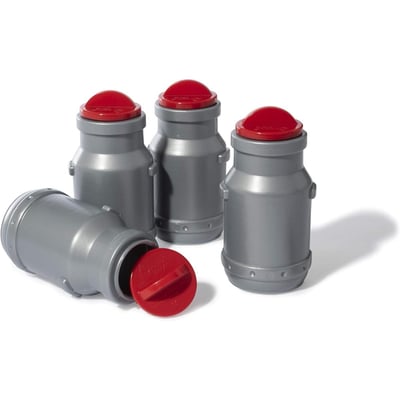 4 pots de lait - accessoire tracteur à pédales ROLLY TOYS