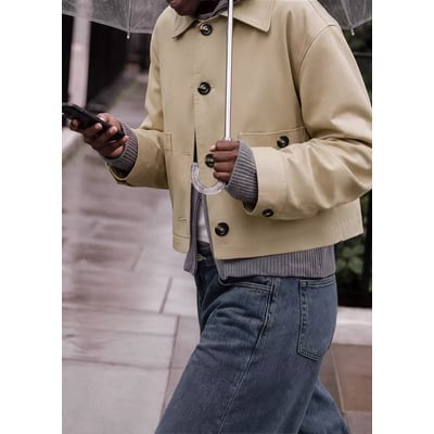 Veste col chemise à boutons MANGO TEEN